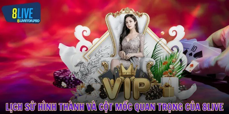 Lịch sử hình thành và cột mốc quan trọng của 8LIVE